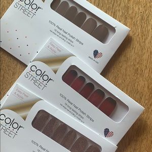 Color street nail polish strips